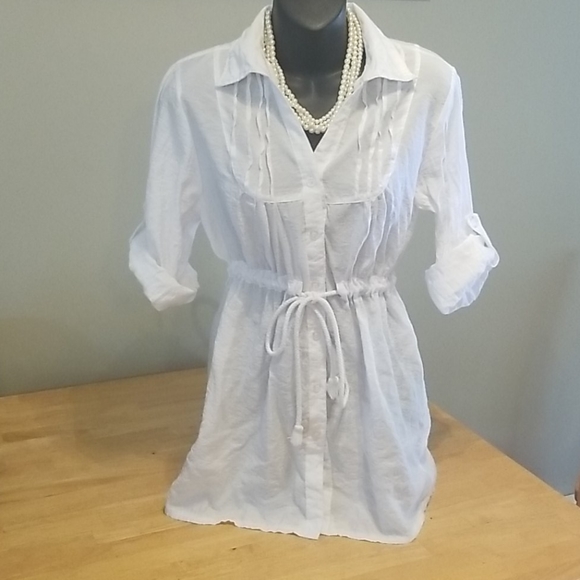 White tunic top - Picture 1 of 8